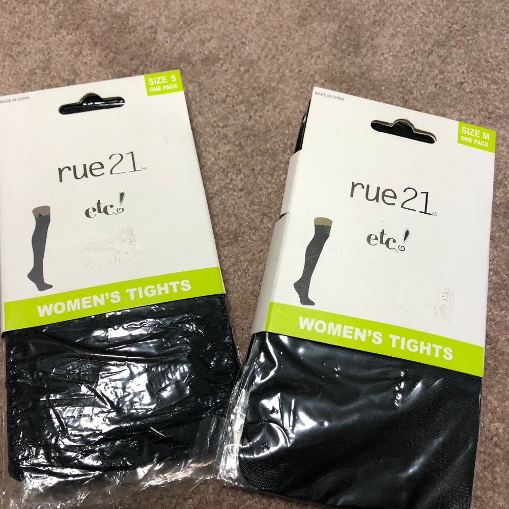 Rue 21 etc! Womens Tights Size M NWT